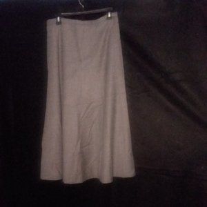 Talbots Long Grey Skirt